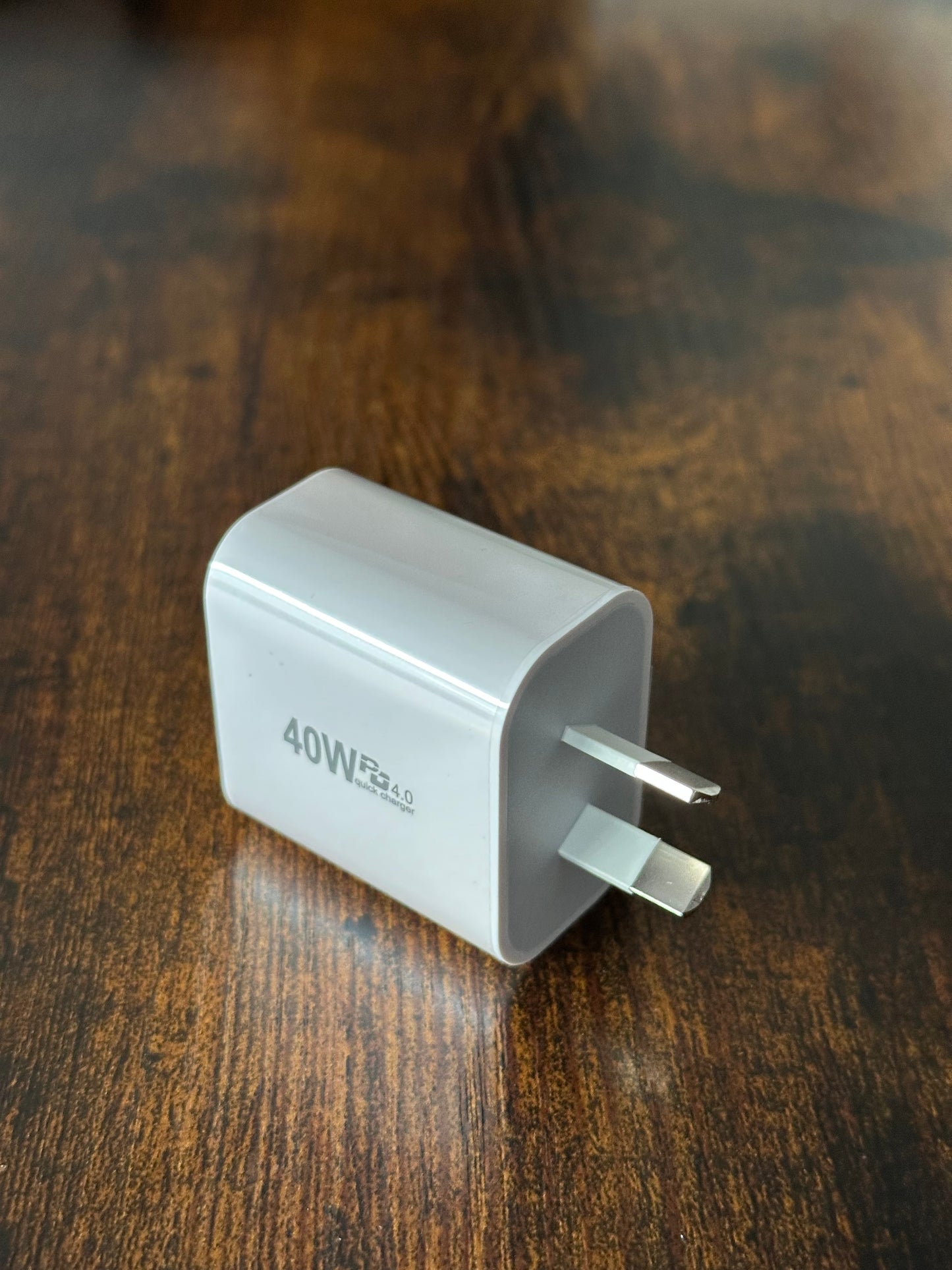 40W Fast Charging Wall Plug – Dual USB-C Ports