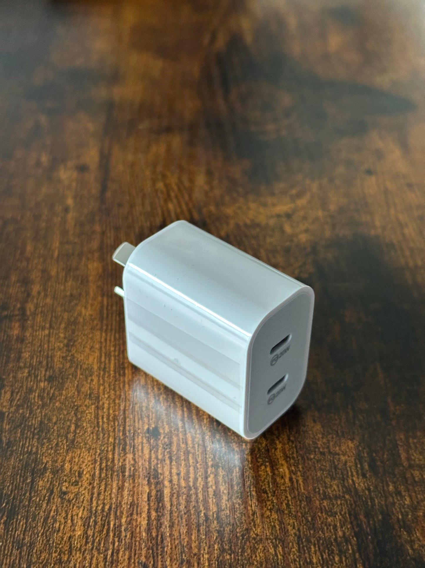 40W Fast Charging Wall Plug – Dual USB-C Ports